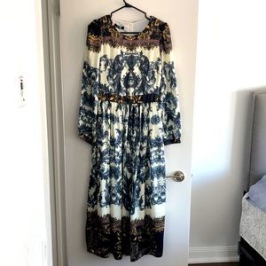 Maxi Chic Boho French Vintage Feel Dress
